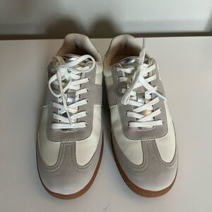 J. Crew Women's Sneakers in Gray and White